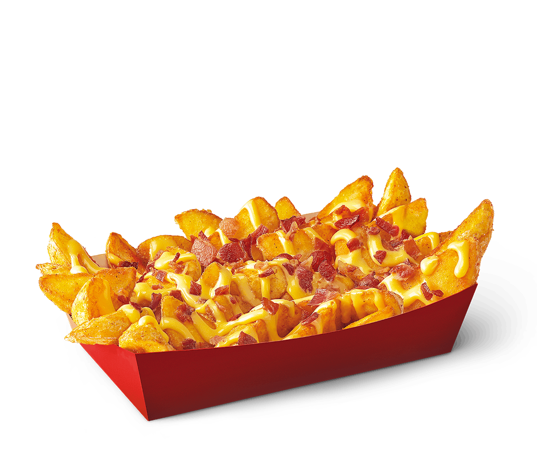 Top fries bacon cheese deluxe